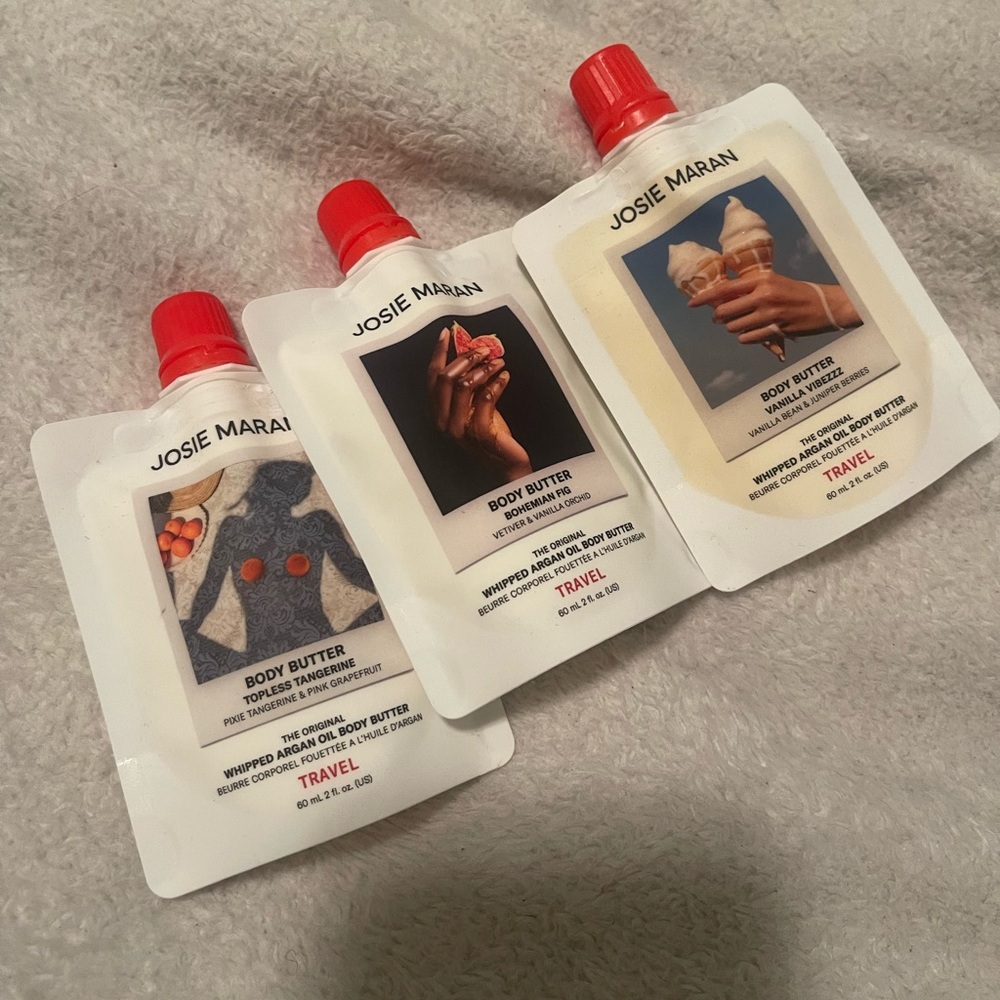 Josie Maran three pack body lotion bundle